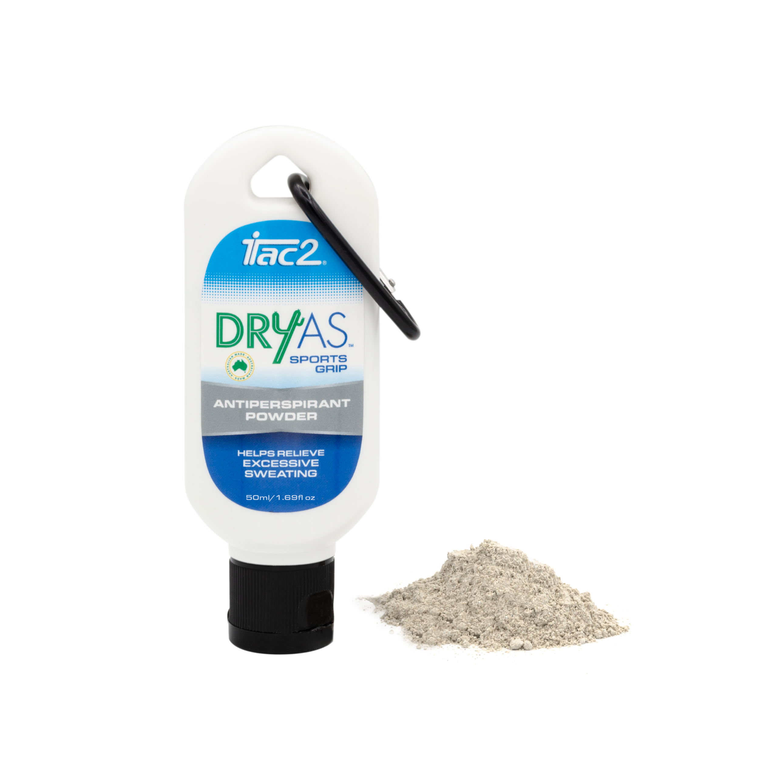 iTac2 DRY AS - Antiperspirant Powder 50ml - Image 2
