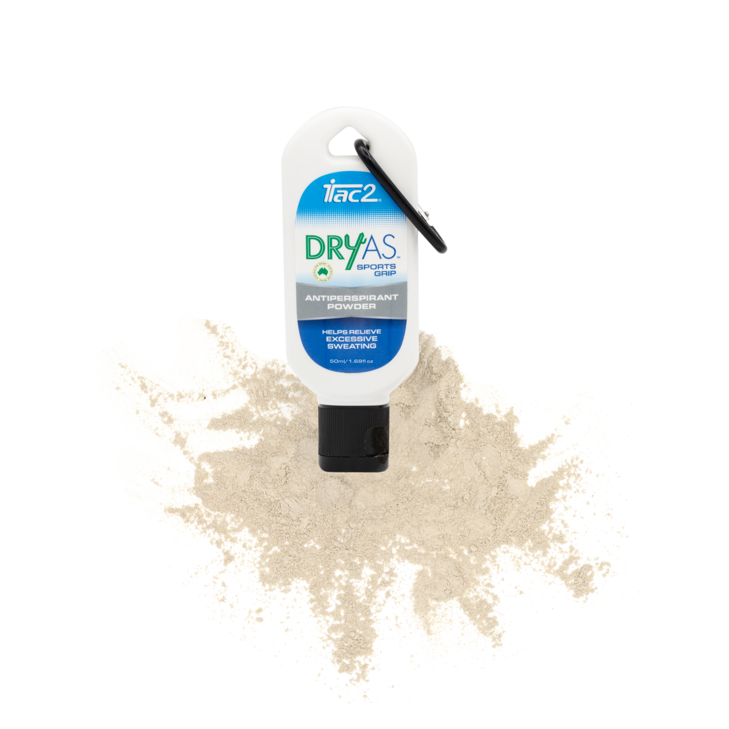iTac2 DRY AS - Antiperspirant Powder 50ml - Image 2